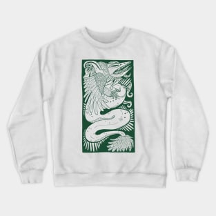 Snallygaster Green Crewneck Sweatshirt